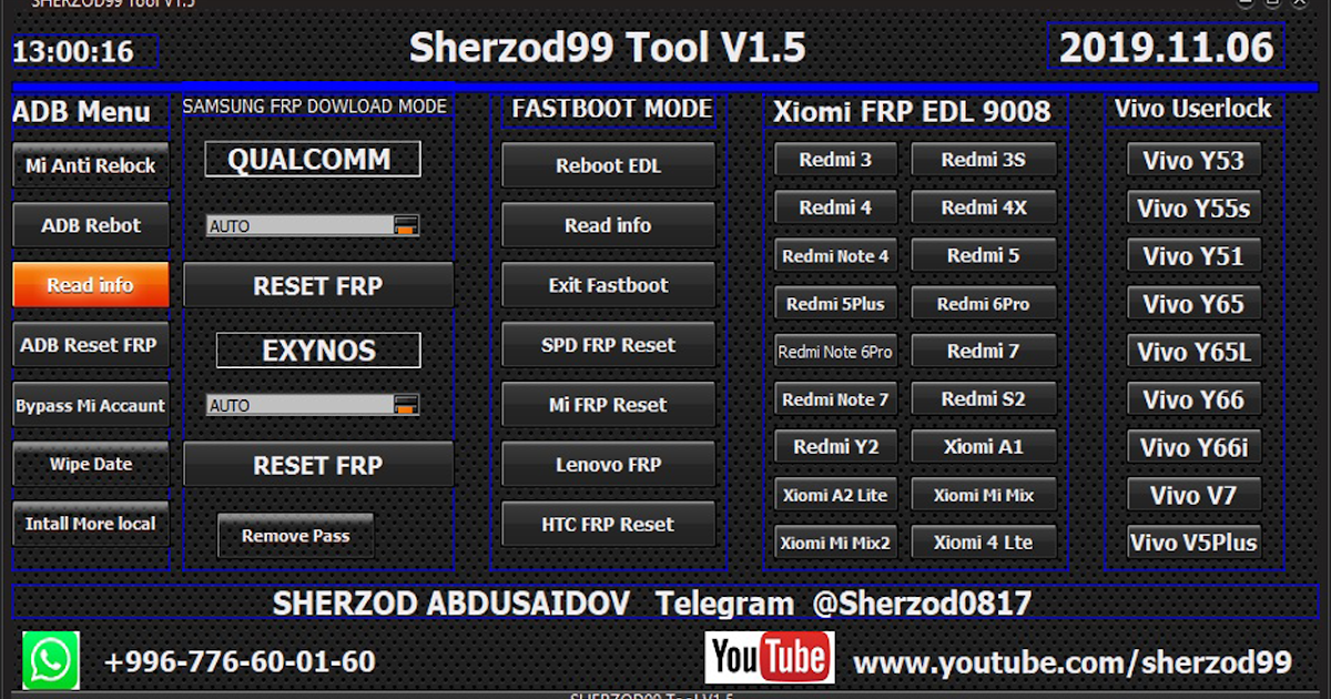 D-G Unlocker Tools. Meizu USERLOCK remove Tool. Pandora Tool FRP. Dealer Tool v1.0.0.4. Frp tool pro