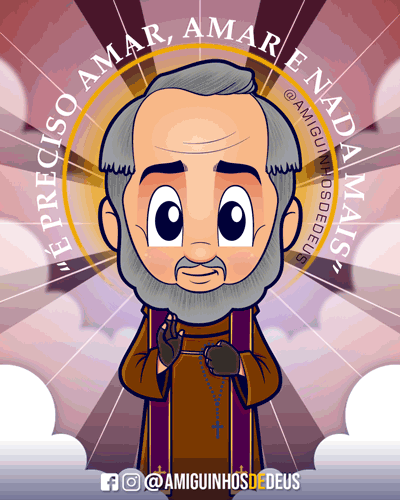 São Padre Pio para colorir ~ Amiguinhos de Deus