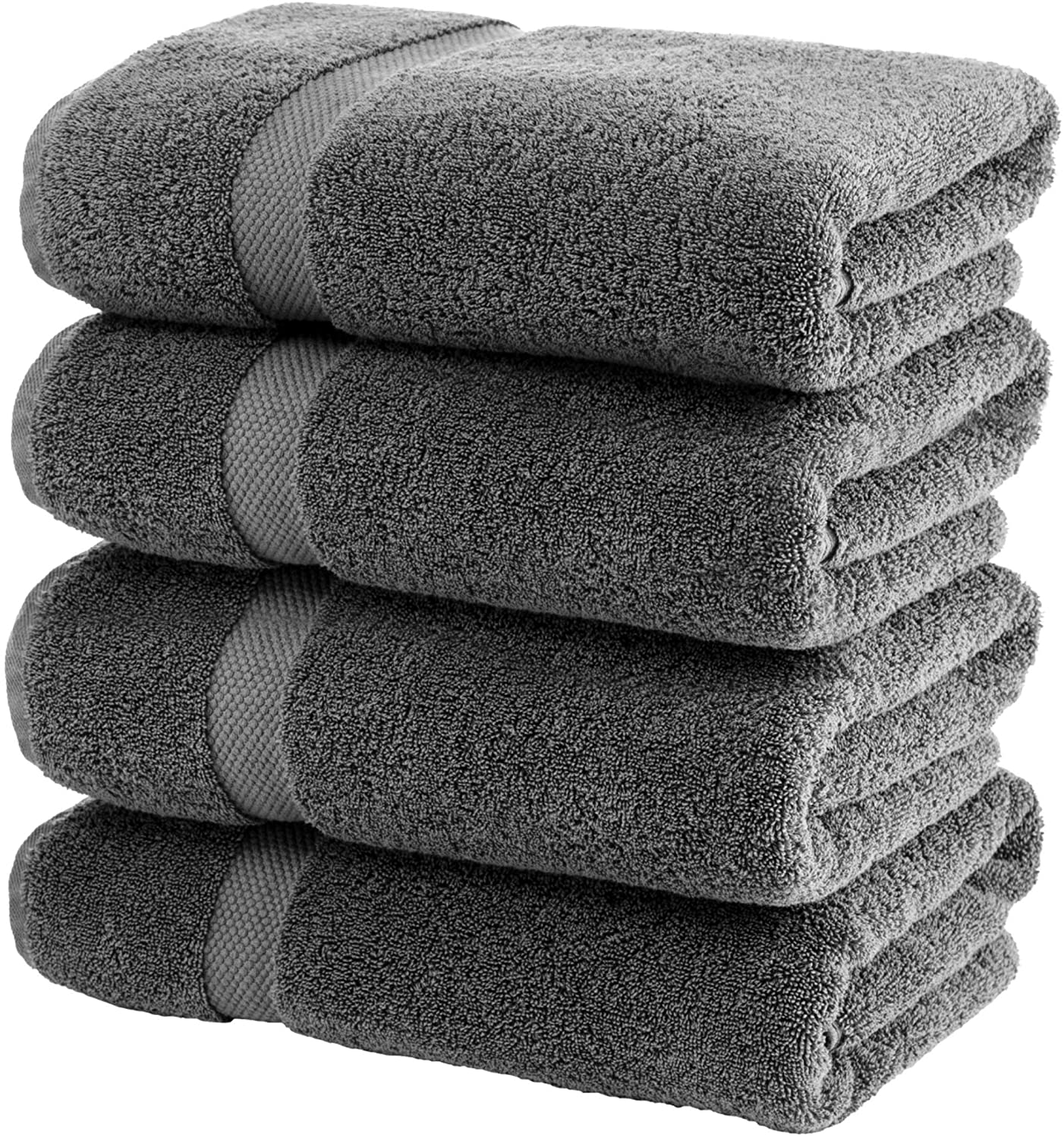 White Classic Luxury Bath Towels Large Cotton Hotel spa Bathroom