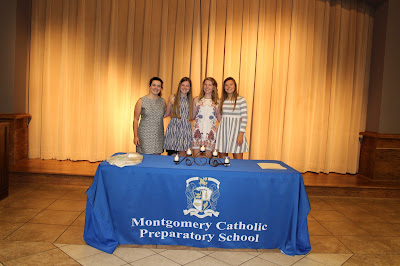 Montgomery Catholic Inducts New NHS Members and Honors Senior Members 2