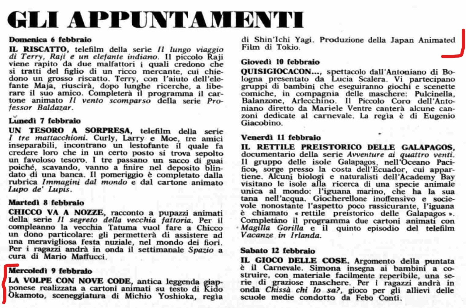 Ale Montosi Blog La Volpe Con Nove Code 1968 Il Film D Animazione Giapponese Trasmesso Dalla Rai Nel 1972