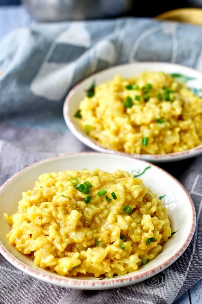 Instant Pot Saffron Risotto Karen's Kitchen Stories