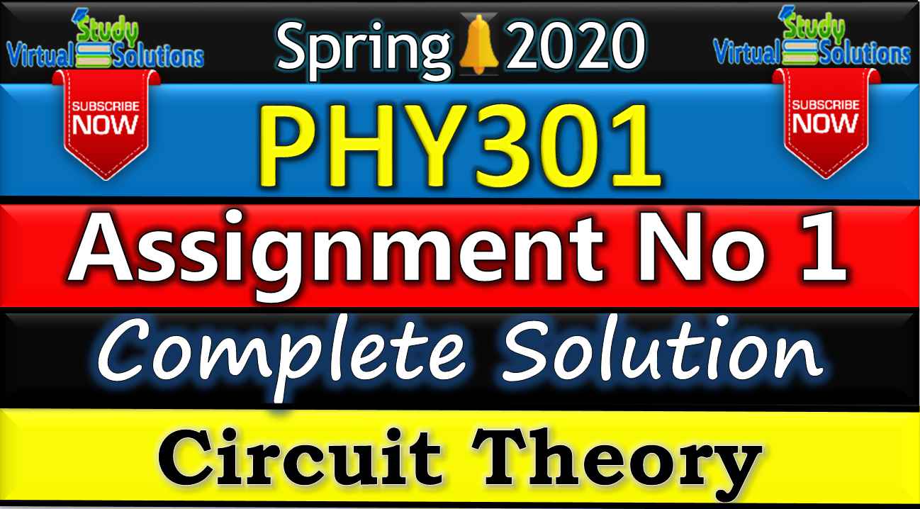 phy 301 assignment 1 solution 2022