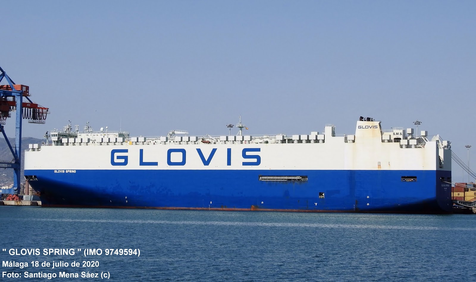 Barcos en Málaga: EL RO-RO GLOVIS SPRING SE ESTRENA EN MÁLAGA