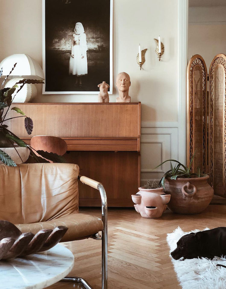 The Earthy Stockholm Home of a Vintage Shopkeeper