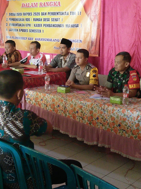 Sosialisasi RKPDES 2020 Desa Plosokerep Sosialisasi RKPDES 2020 Desa Plosokerep