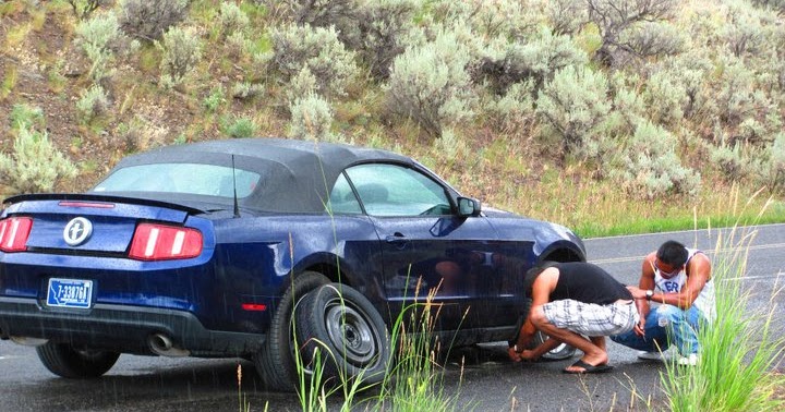 Driving on Flat Tire