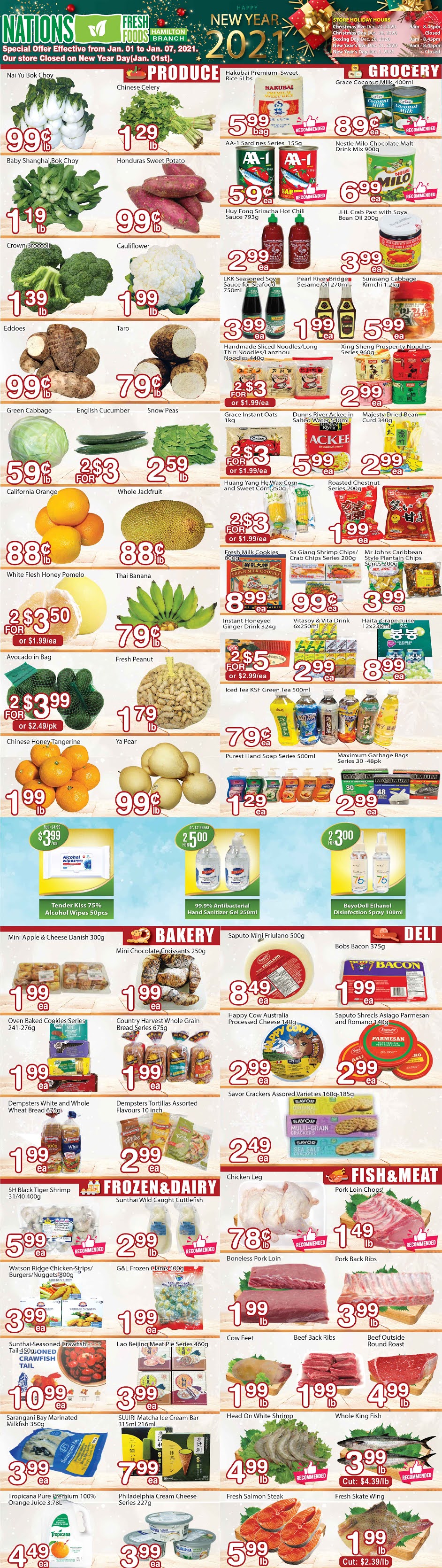 Nations Fresh Foods (Hamilton) Flyer 2021/01/01 2021/01/07