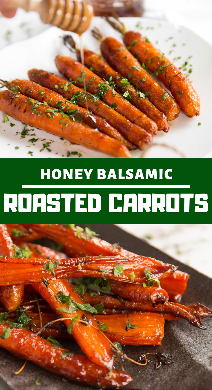 Honey Balsamic Roasted Carrots