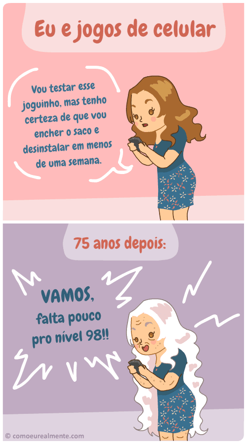 Joguinhos de Celular  Como eu realmente