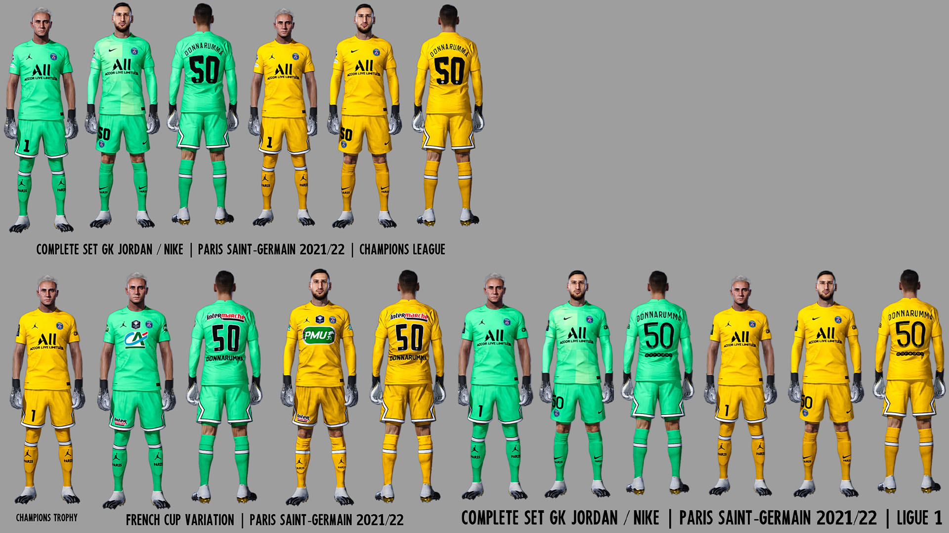 PES 2021 PSG New Season 2021/22 Kitpack
