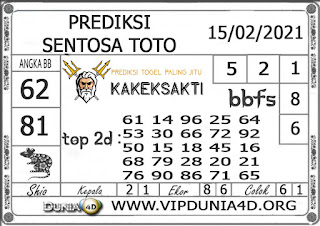 Prediksi Togel SENTOSA TOTO DUNIA4D 15 FEBRUARI 2021 Prediksi Togel SENTOSA TOTO DUNIA4D 15 FEBRUARI 2021