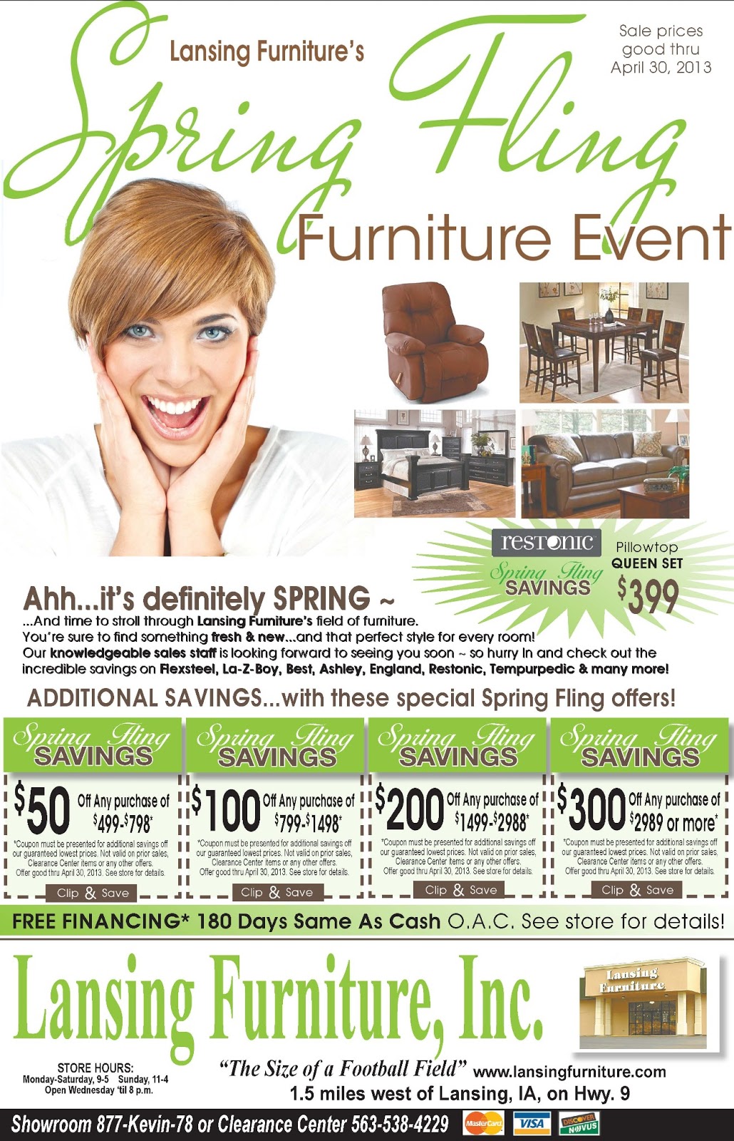Lansing Furniture Blog Lansing Furniture's Spring Fling Furniture