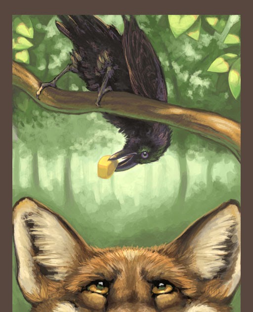 GrandMa Library: Fables : The Fox and the Crow