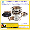 BỘ NỒI VÀ CHẢO 6 MÓN VUNG KÍNH CHEF&CHEF CỰC ĐẸP ( TỔNG KHO GIA DỤNG GIÁ RẺ )