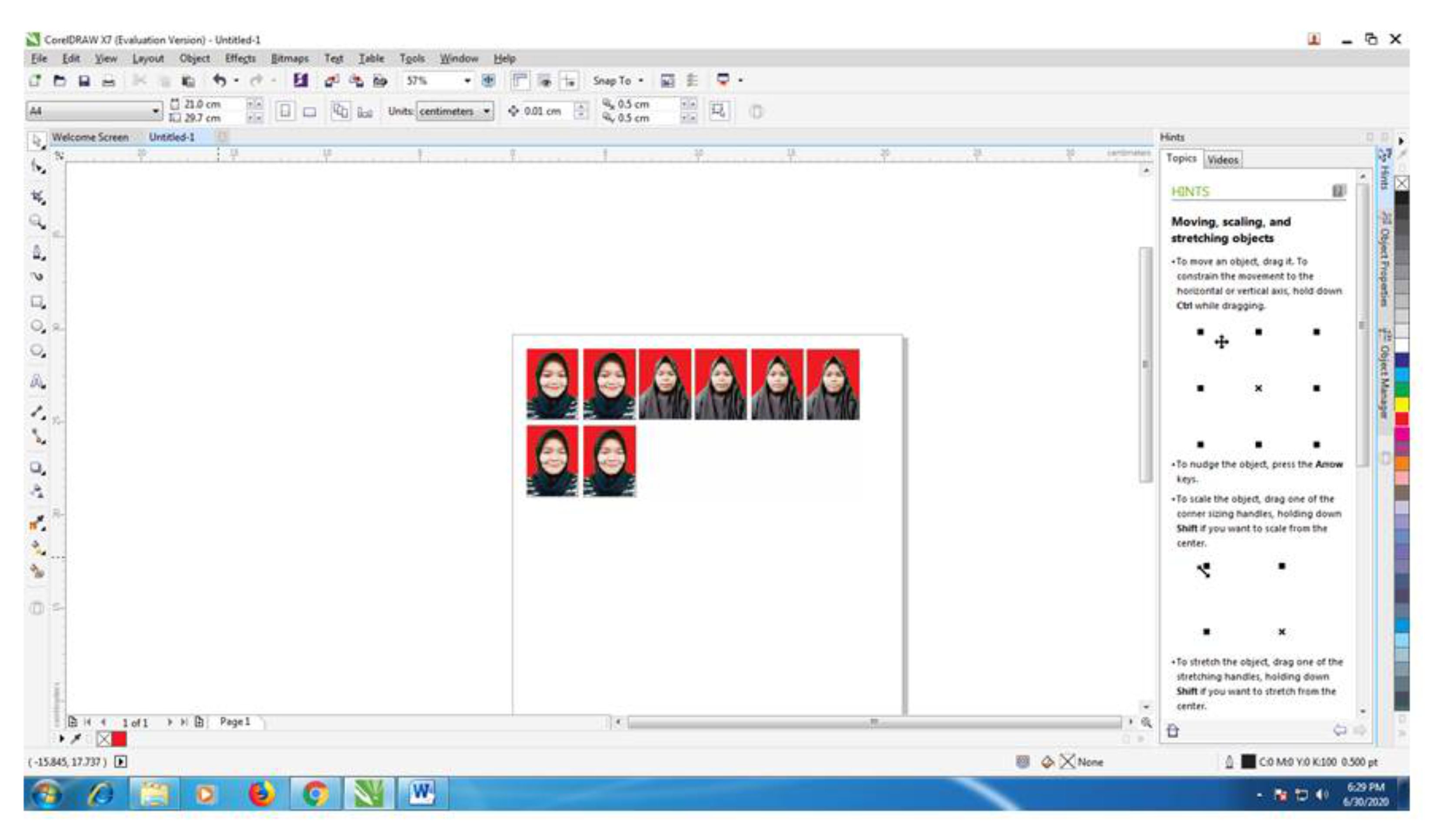 Cara Membuat Foto Hitam Putih Berwarna Coreldraw / Contoh