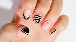 nails chromatic trendy geometric duo step detailed tutorial