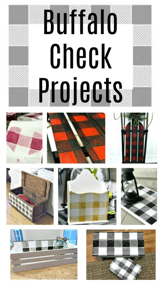 Collage of buffalo checked projects
