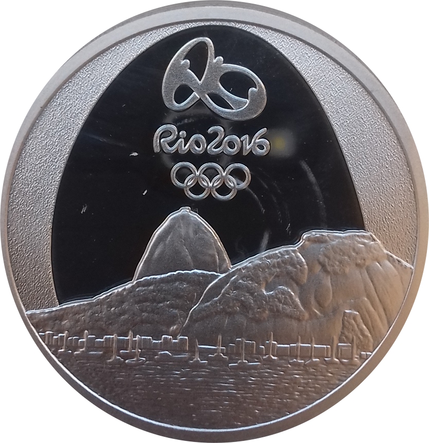 Ficheiro:Parte frontal da medalha de prata dos Jogos Olímpicos de