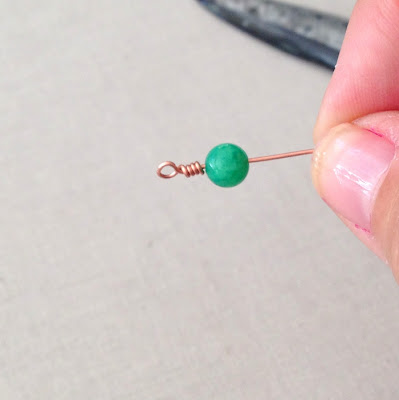 How to make wire wrapped dangles without using headpins: DIY, free tutorial