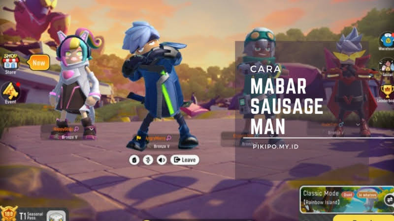 Cara Undang Teman dan Mabar di Game Sausage Man Cara Undang Teman dan Mabar di Game Sausage Man