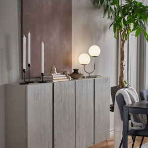 GRUFF Tủ Treo Tường 200x22x60 cm Màu Trắng