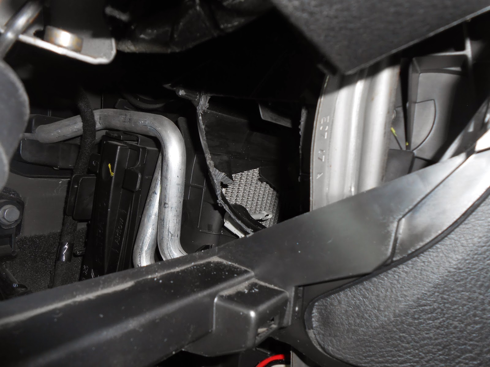 Peugeot 407 Coupe Uszkodzone klapy sterujące temperaturą