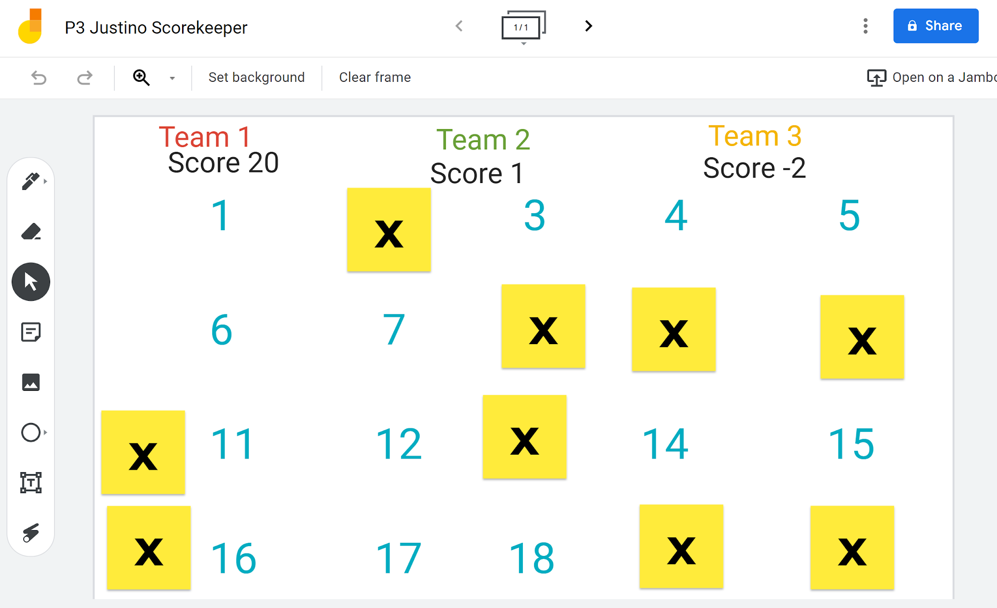 Jamboard and The Unfair Game!