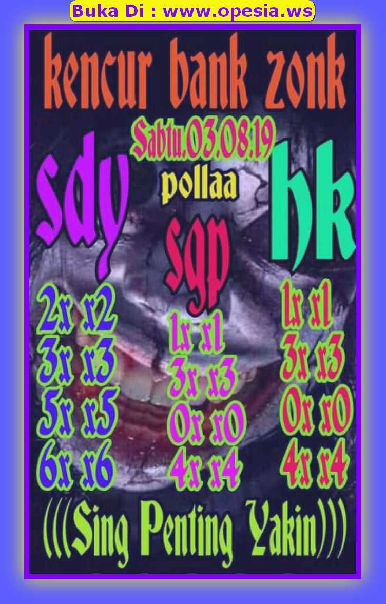 1 New Message Forum Syair Sgp Sabtu 3 Agustus 2019 Forum Syair Togel Hongkong Singapura Sydney