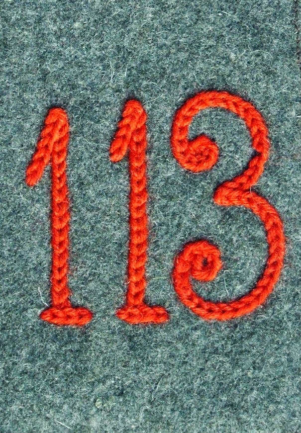 Schulterklappen Deutsches Kaiserreich 5. Badisches InfanterieRegiment