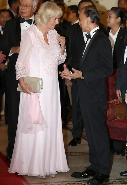 Prince Charles and Duchess Camilla met with shoe designer Jimmy Choo Gala dinner at Majestic Hotel