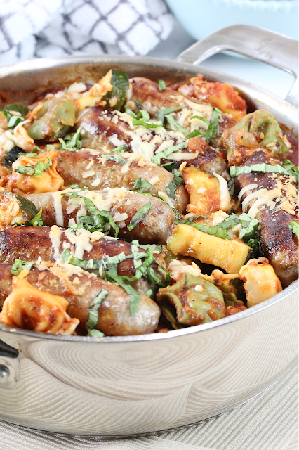 One-Pot Tortellini with Sausage and Zucchini One-Pot Tortellini with Sausage and Zucchini
