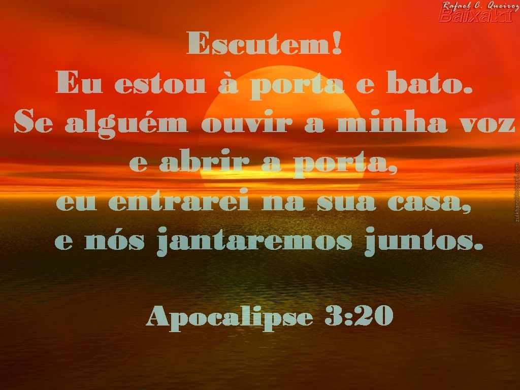 JFM - Missões & Evangelismo: APOCALIPSE 3:20