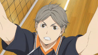 ハイキュー!! アニメ 3期7話 菅原孝支 | Karasuno vs Shiratorizawa | HAIKYU!! Season3