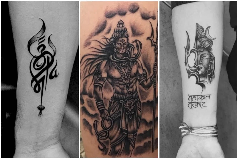 Realistic Lord Shiva Tattoo by Mahesh Ogania at Laksh tattoo studio. –