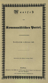 Komünist Manifesto'nun Almanya'da yapılan ilk baskısı, 1848