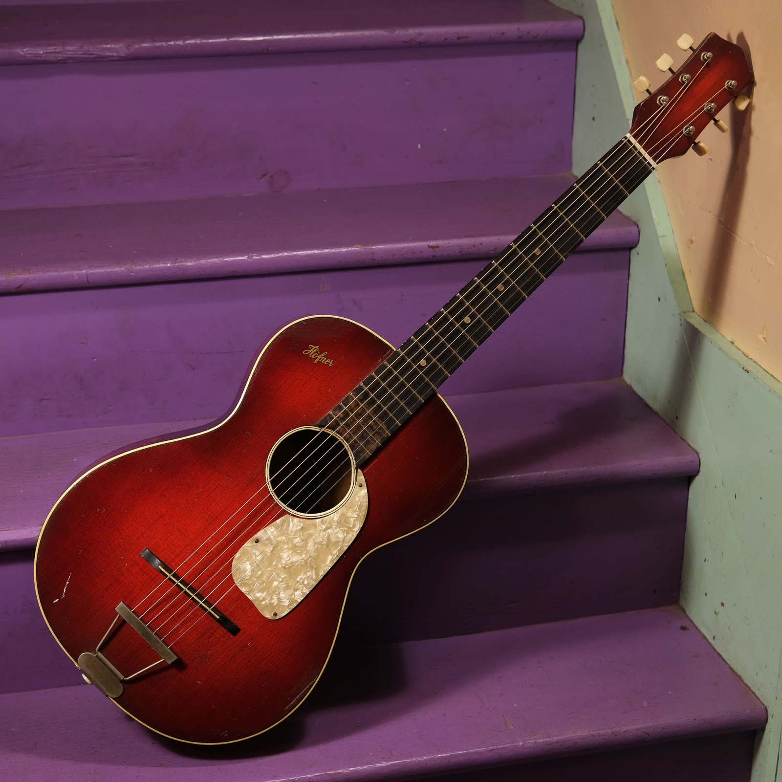 1950s Hofner Model 520 Tailpiece Parlor Guitar
