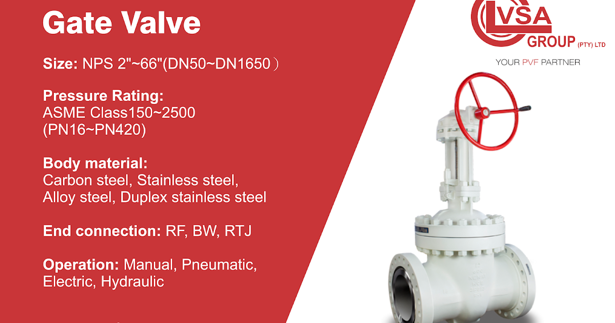LVSA Group (Pty) Ltd Gate Valve