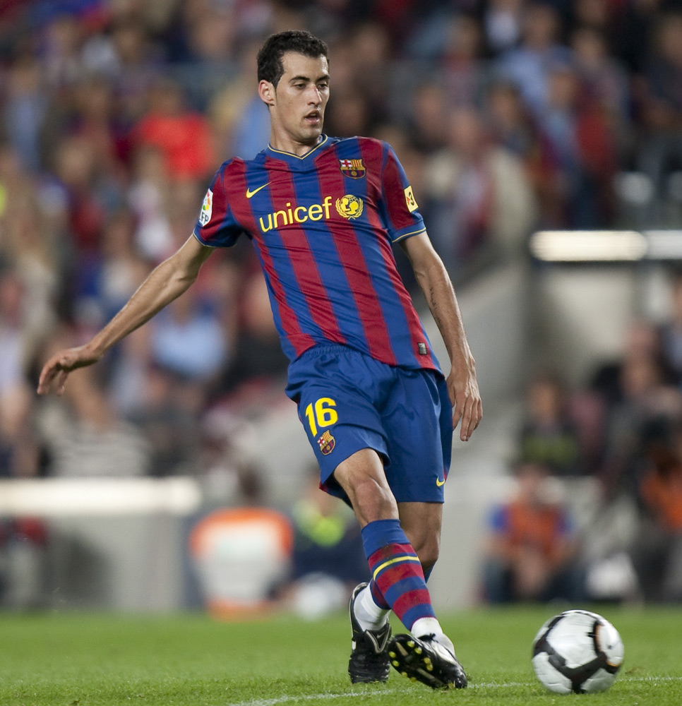 Paquete de Sergio Busquets Bultos de futbolistas