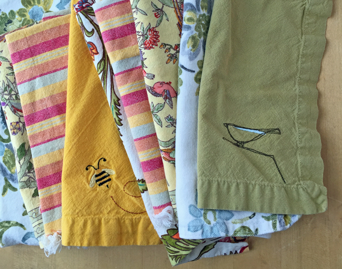 DIY Upcycled Everyday Cloth Napkins