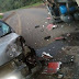 Carro e caminhão colidem na rodovia PR-170
