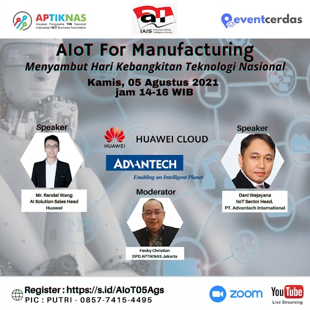 Webinar AIoT for Manufacturing - 5 Agustus 2021