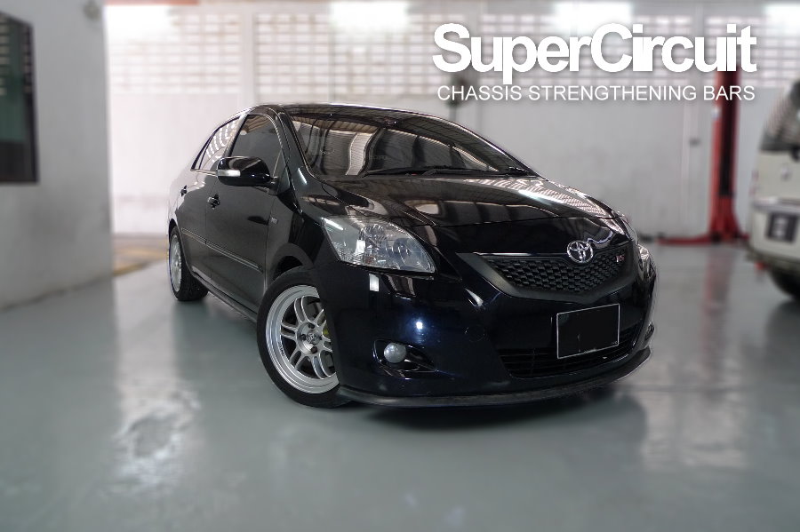 SUPERCIRCUIT CHASSIS STRENGTHENING BARS Toyota Vios NCP93 Chassis