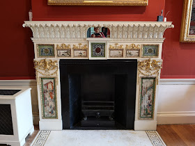 Adam fireplace in the upper hall, Kenwood (2019)