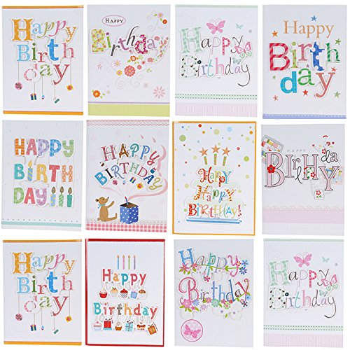 Musical Happy Birthday Card Review 24 Pack birthdaycards Amy & Aron's