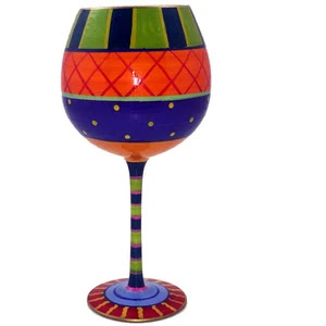 Images for Hand Painted Wine Glasses Designs