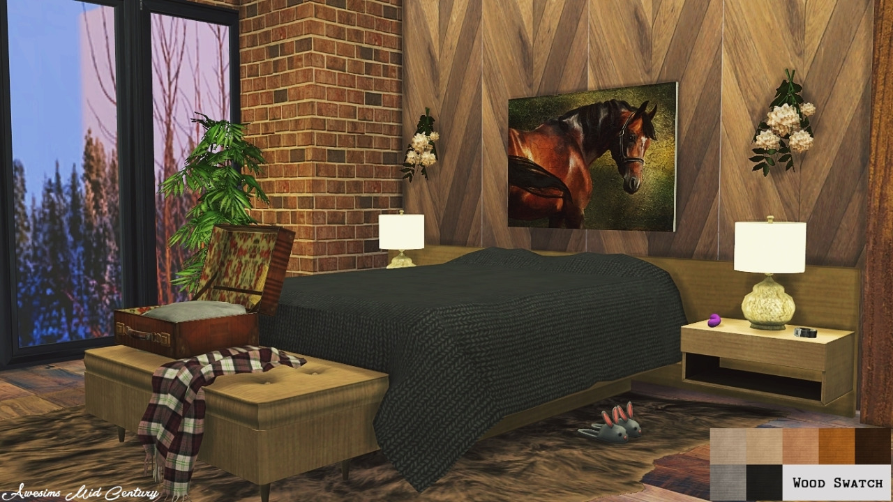 Sims 4 CC's - The Best: Bedroom by Maximss
