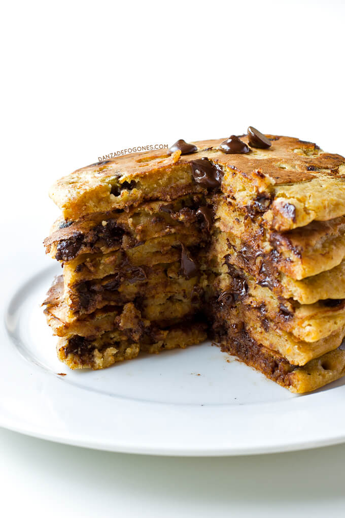 Pumpkin Chocolate Pancakes Pumpkin Chocolate Pancakes