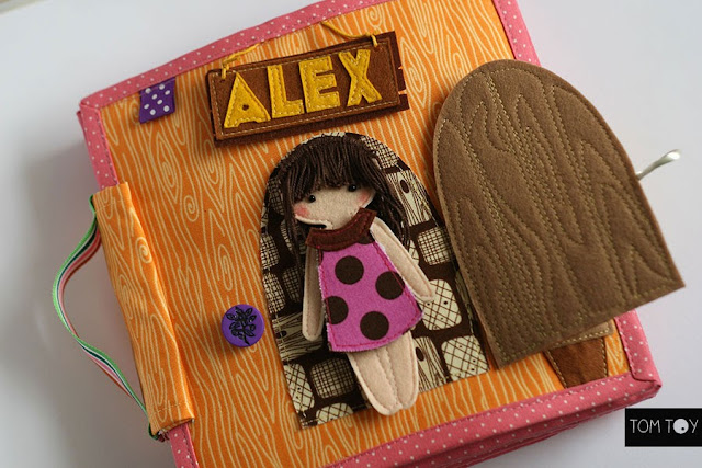 Dollhouse for Alex, Quiet book by TomToy Ola Loginova