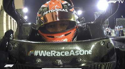 George Russell in Lewis Hamilton's absence in Lewis Hamilton's absence